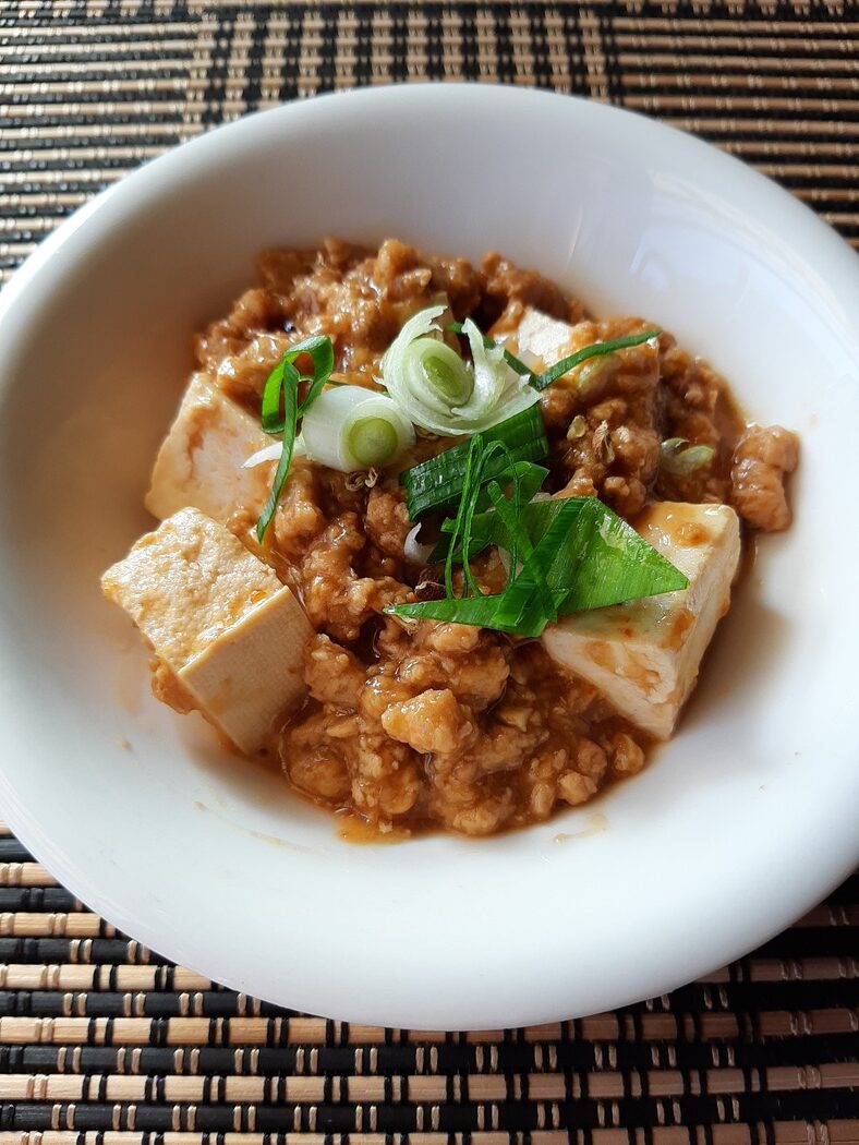 大豆ミート100％の麻婆豆腐の画像